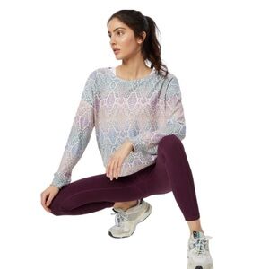 Onzie Pastel Snake Print Sweatshirt